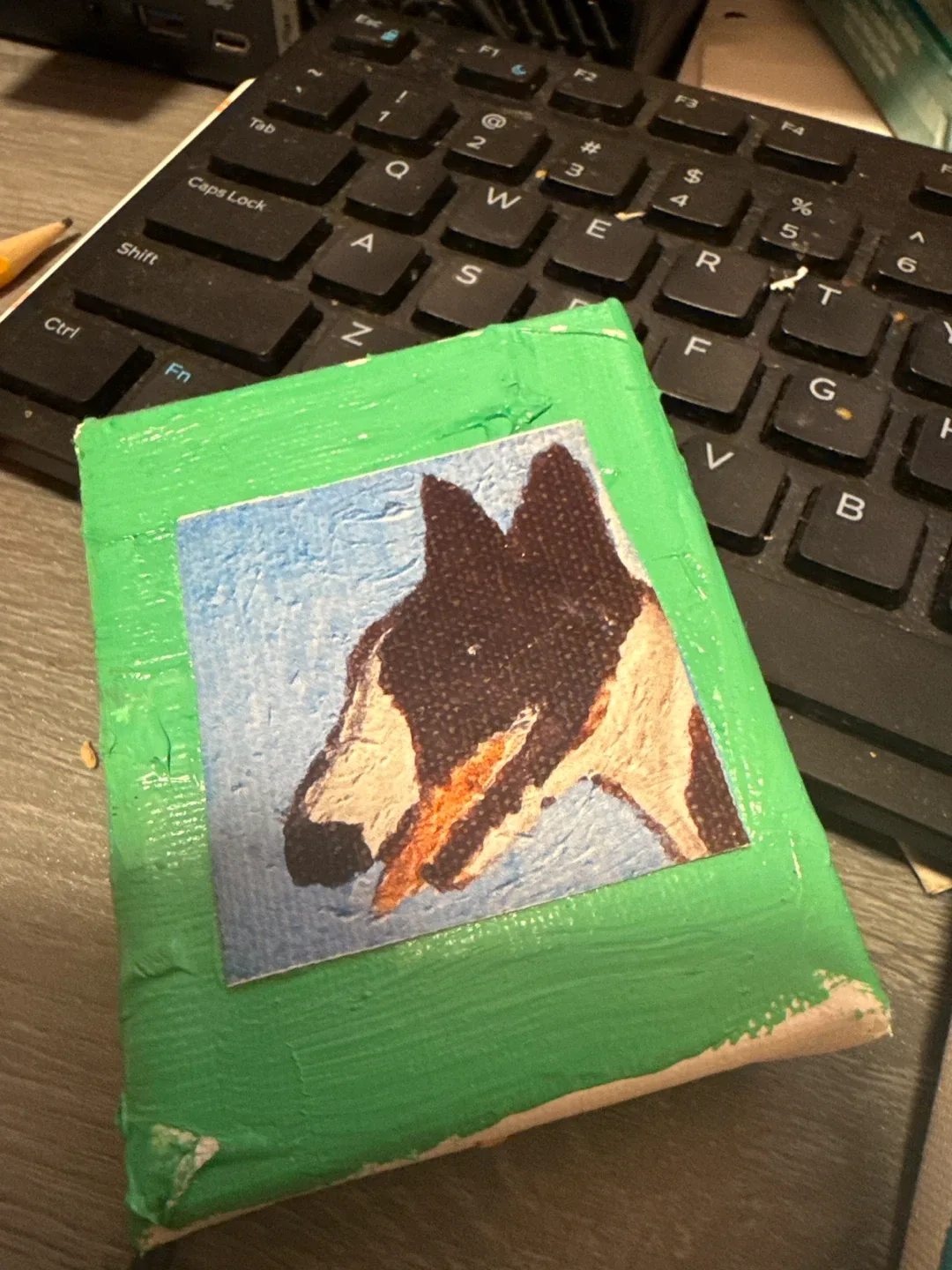 Green Horse Painting