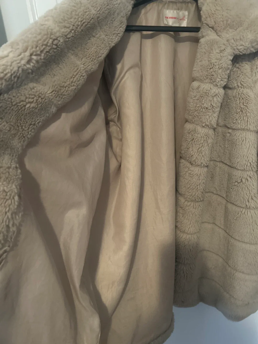 Joe Fresh x Jillian Faux Fur Coat 2X image indicator(3)