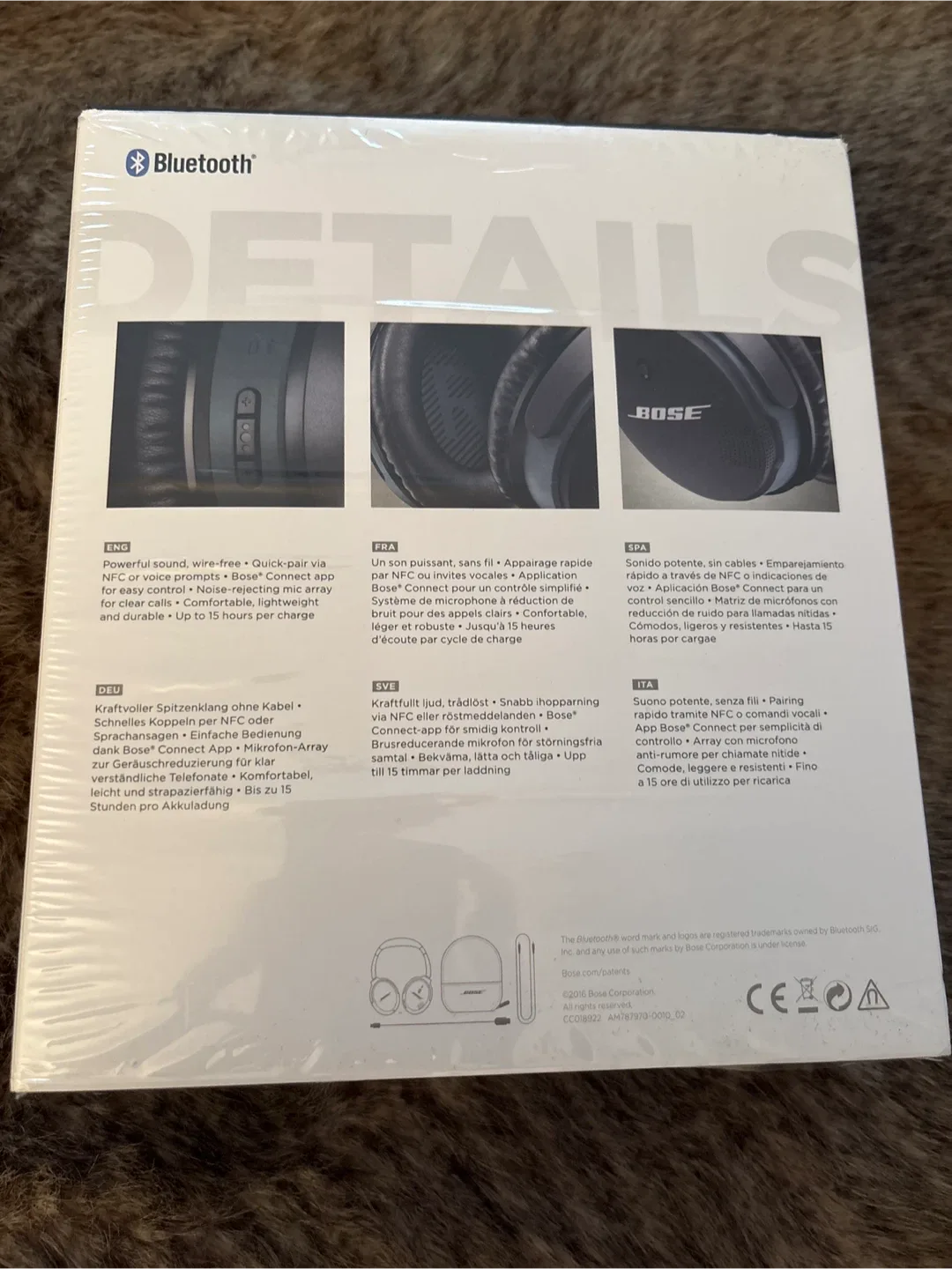 Bose Soundlink Around-Ear Wireless Headphones II - Black image indicator(2)