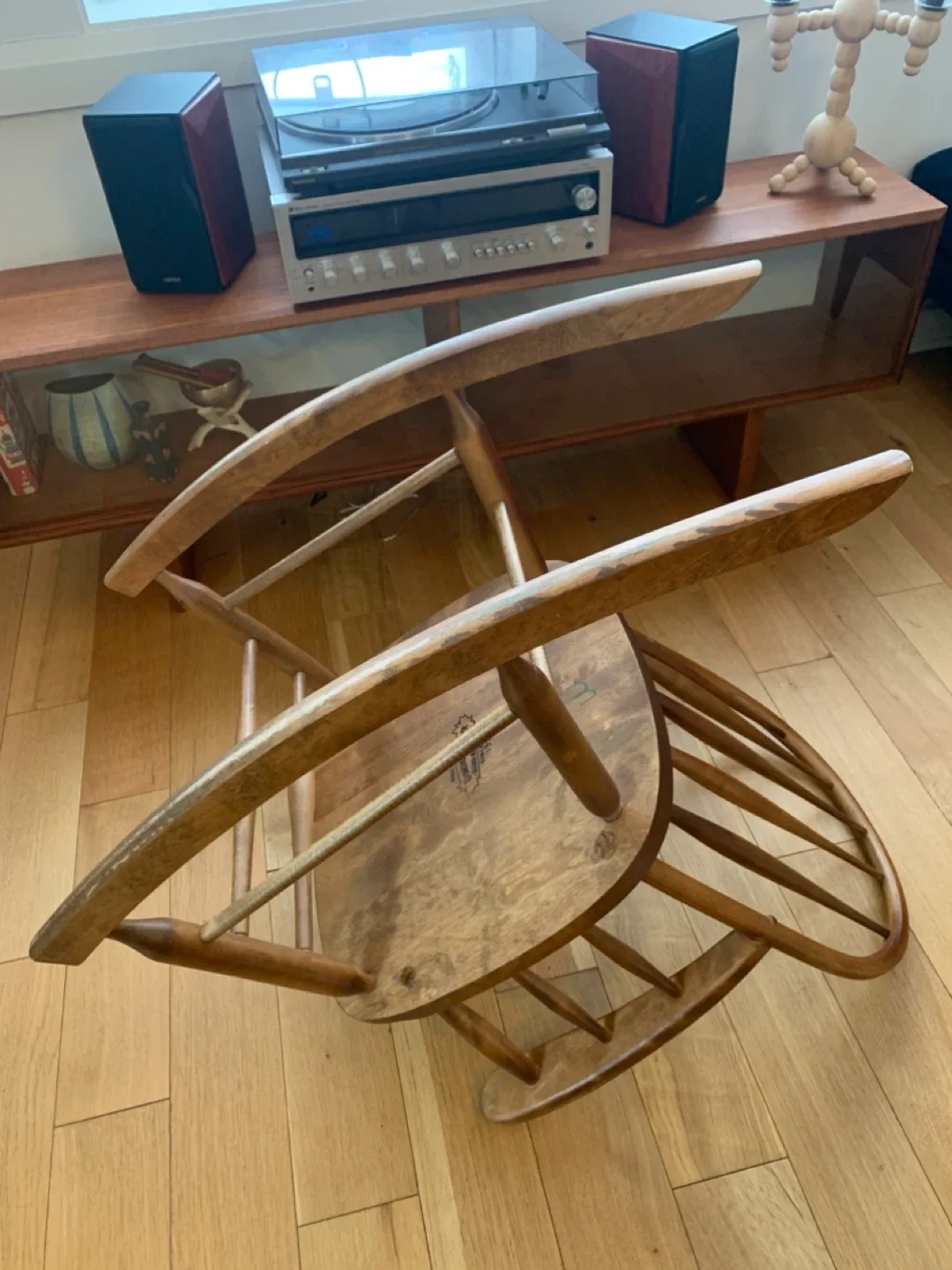 Small Vintage Rocking Chair from Dominion Co. 🍁 image indicator(2)