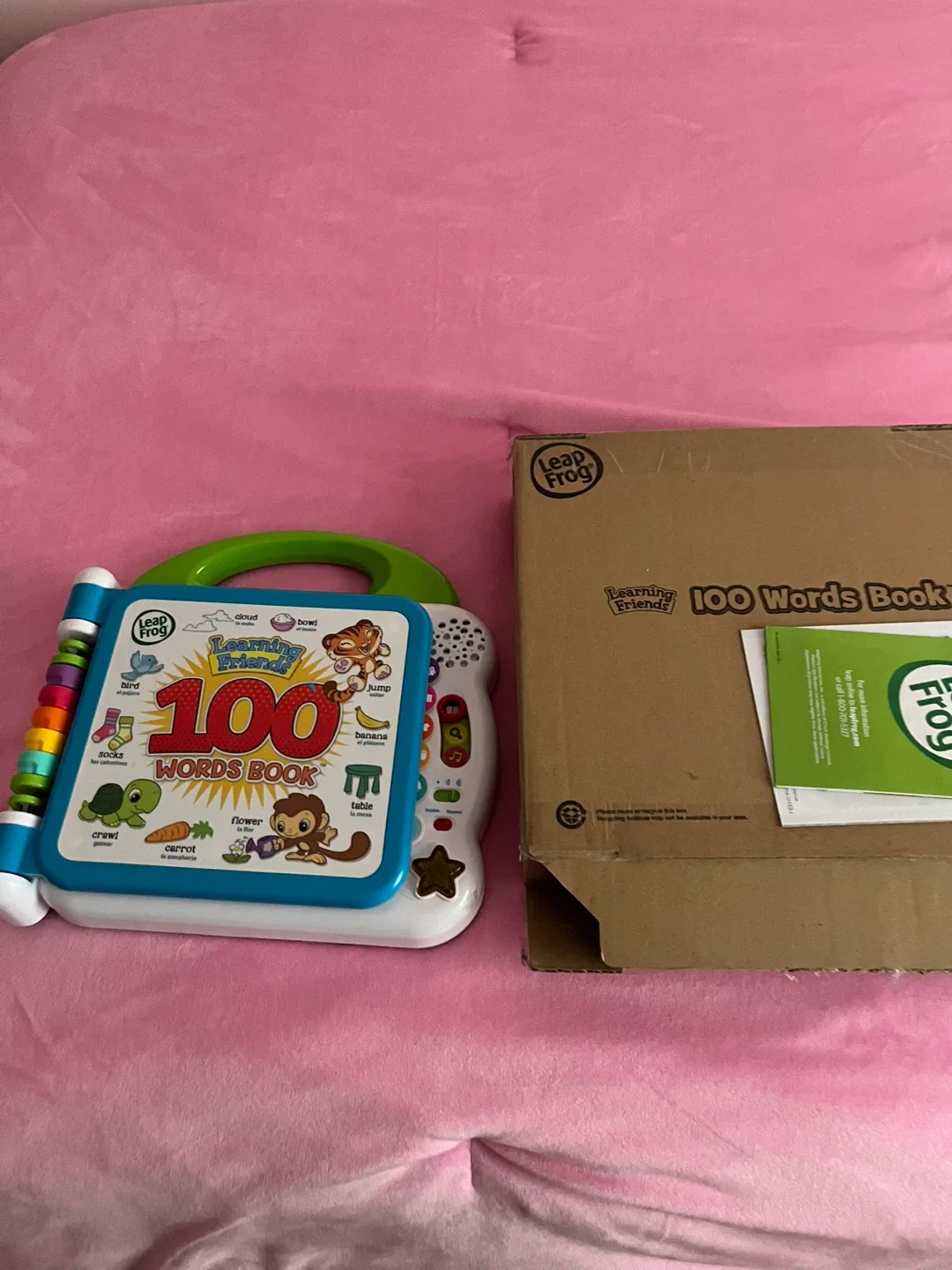 LeapFrog Learning Friends 100 Words Book with Box