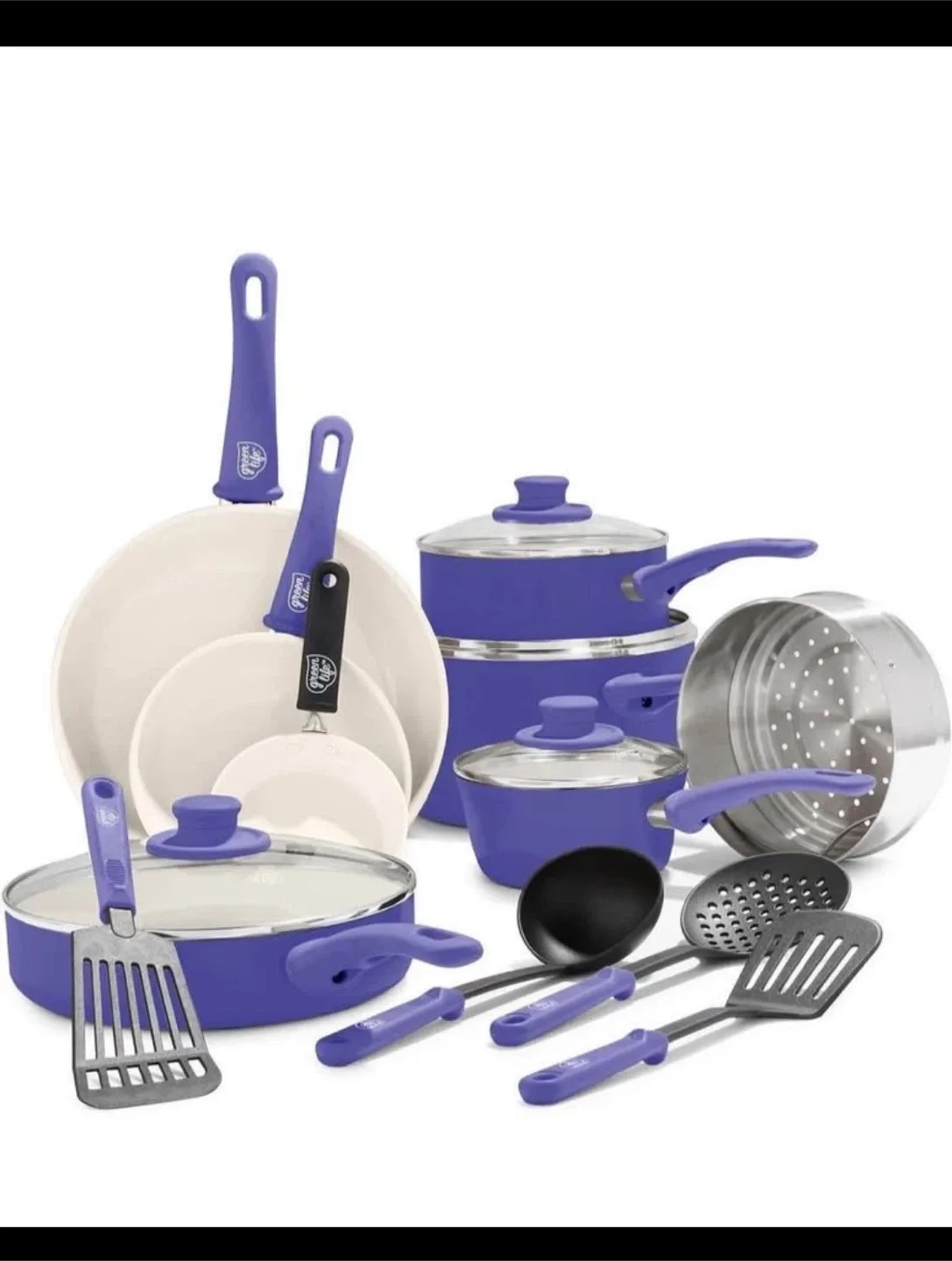 GreenLife Cookware Set - Purple