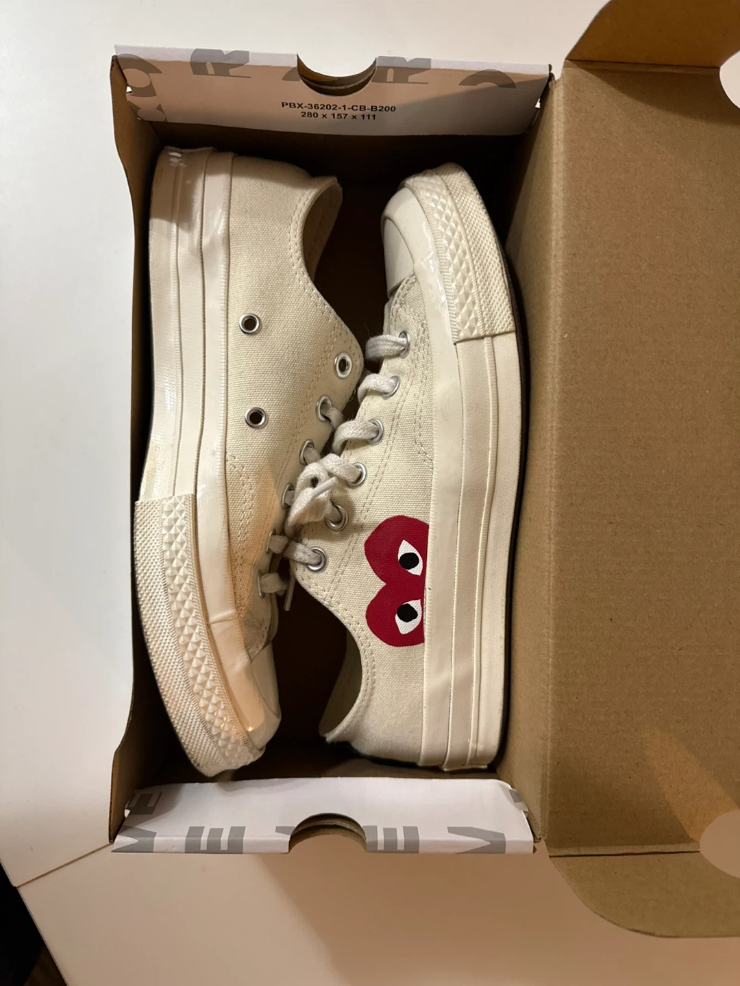 Converse x CDG Sneakers size 8 Women, size 6 Men