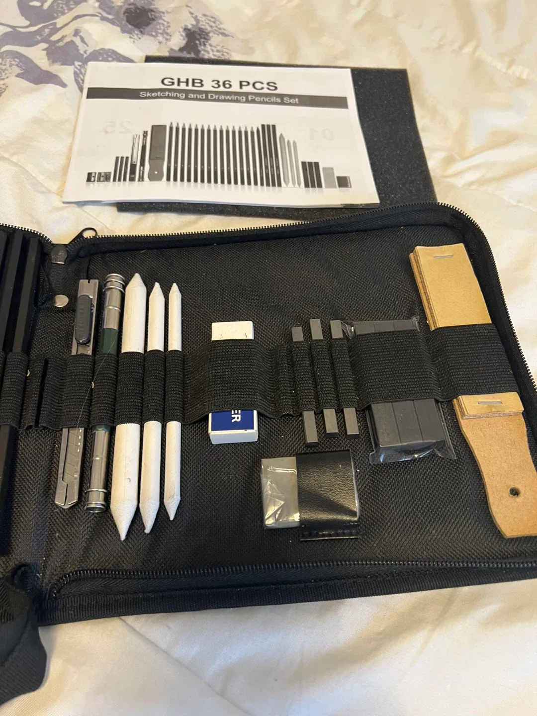 GHB 36 PCS Sketching and Drawing Pencils Set image indicator(3)