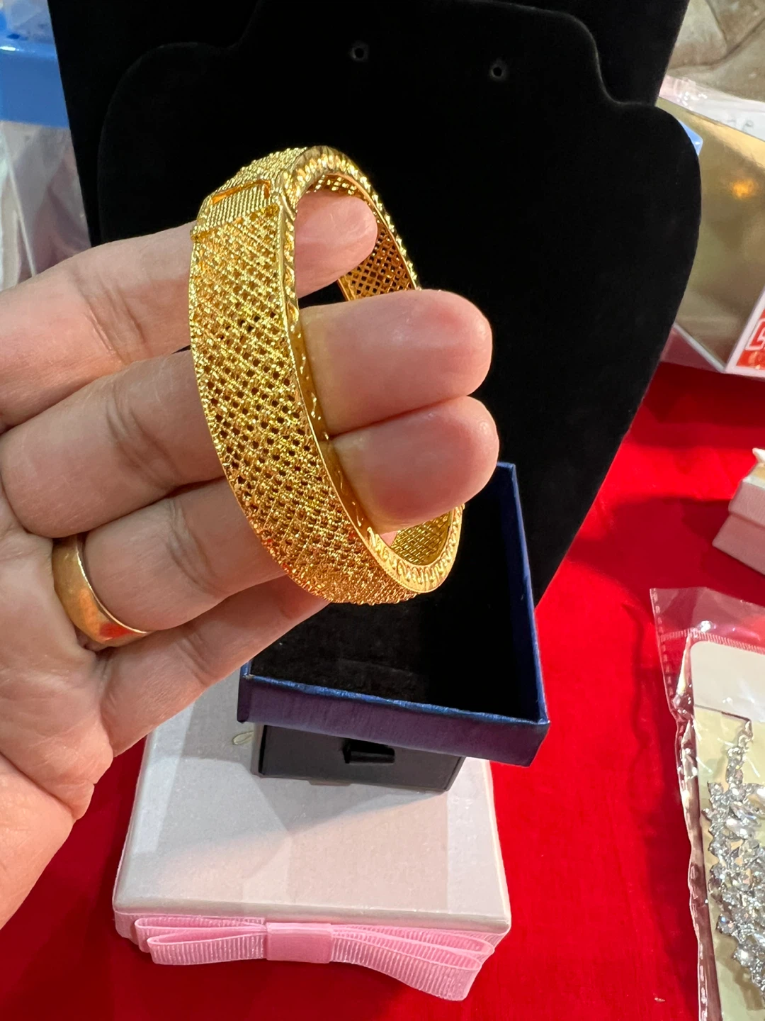 Gold Bangle Bracelet - photo 2
