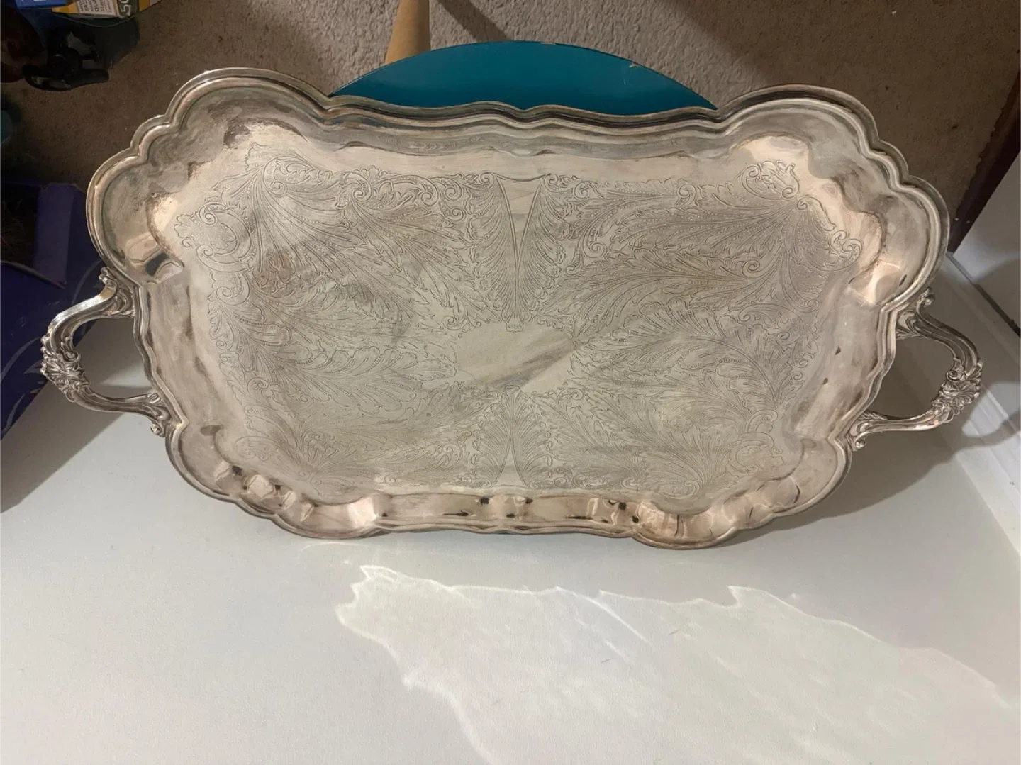 Silver Plated Serving Tray
