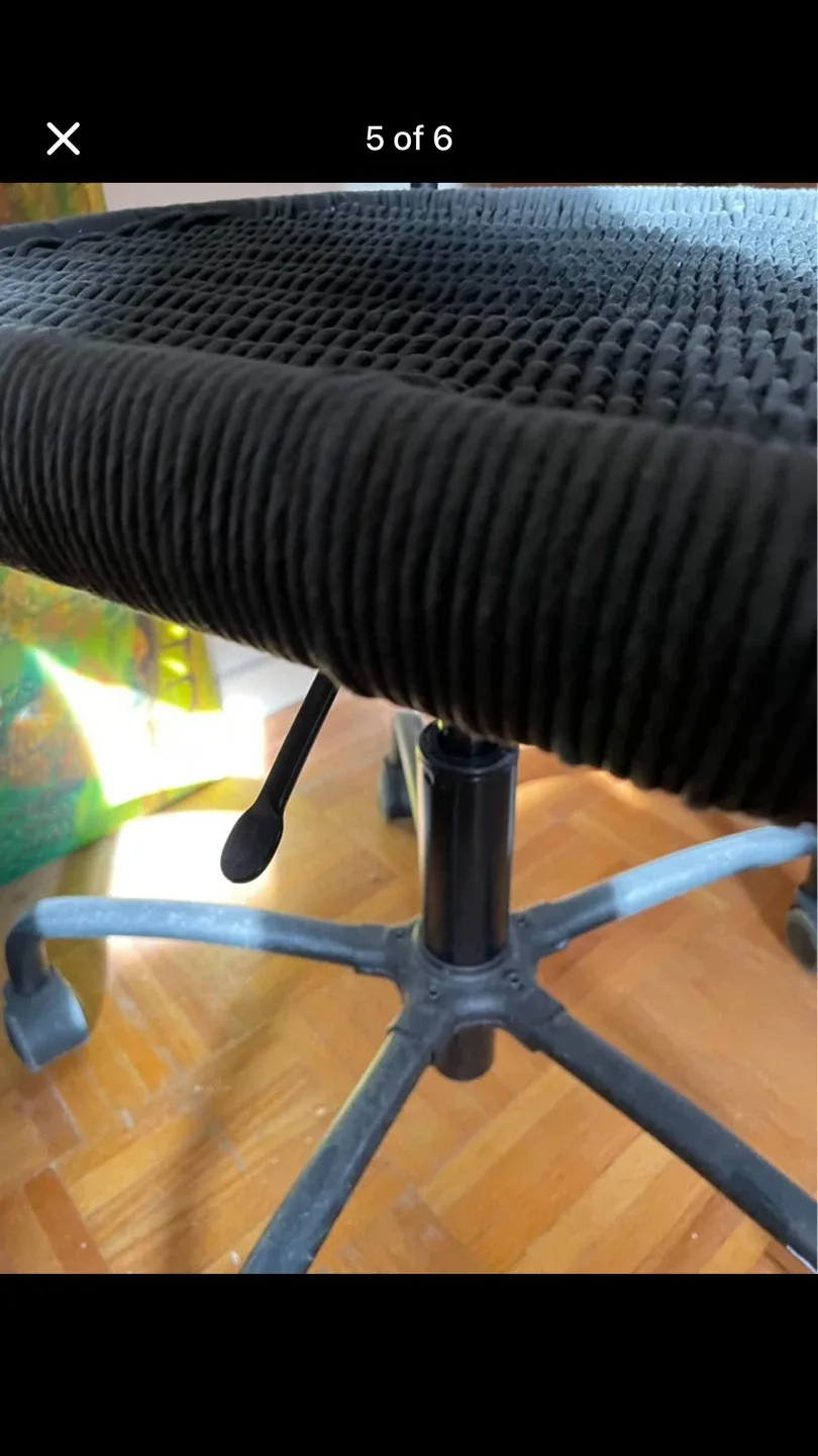 IKEA GREGOR Wicker Swivel Office Chair image indicator(3)