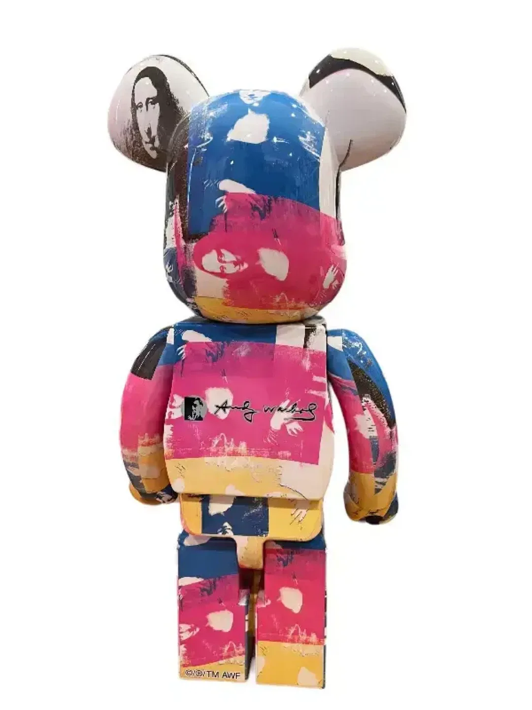 DCON 2019 ANDY WARHOL MONA LISA COLOURED 1000% BEARBRICK image indicator(4)