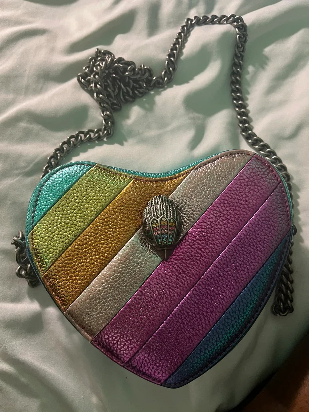 Kurt Geiger London Heart Chain Bag