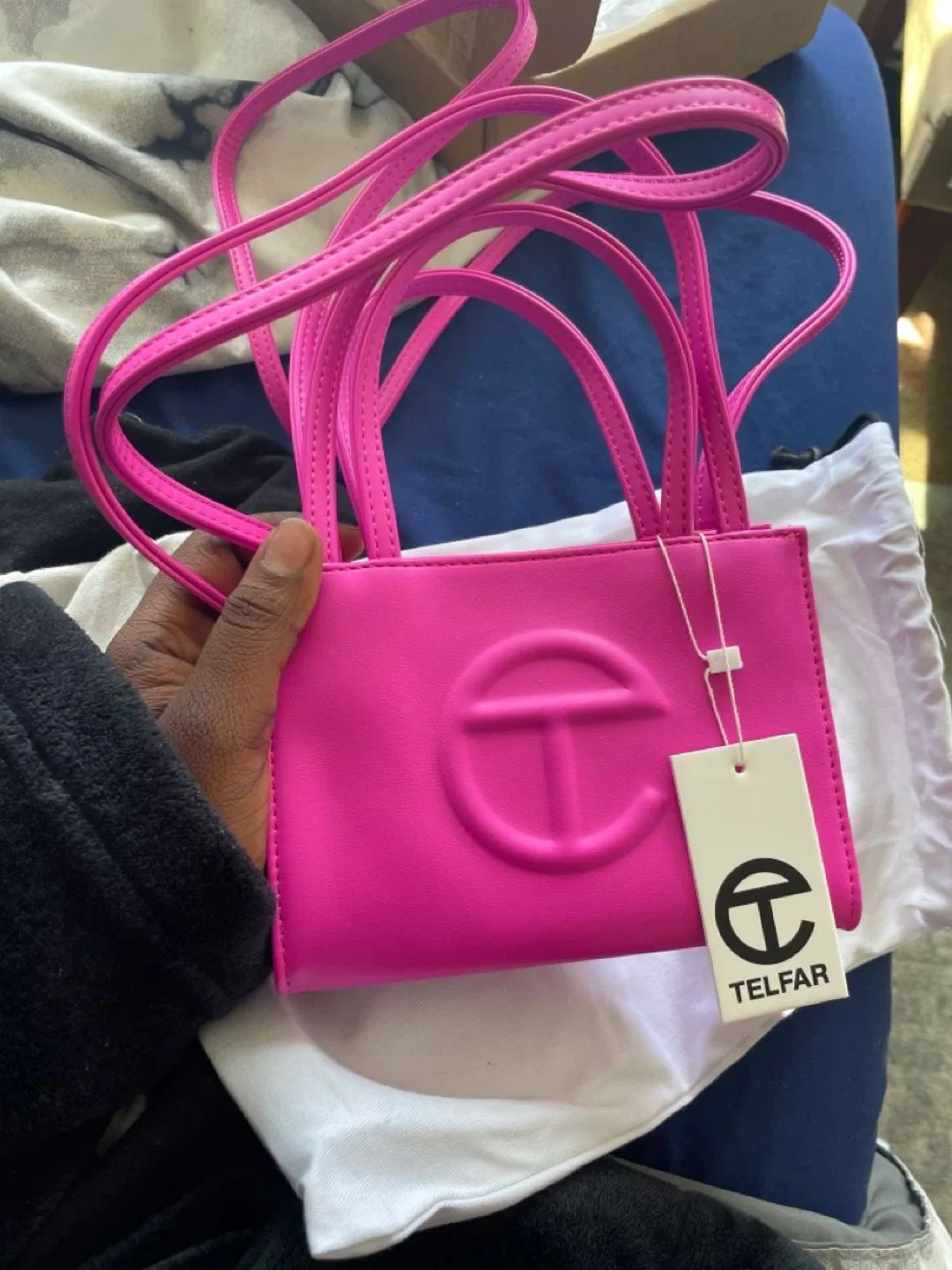 Telfar Small Shopping Bag - Fuchsia