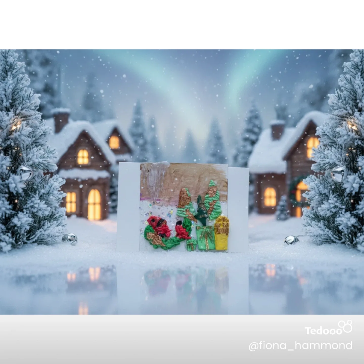 One of a kind outdoor scene. 3D Card!