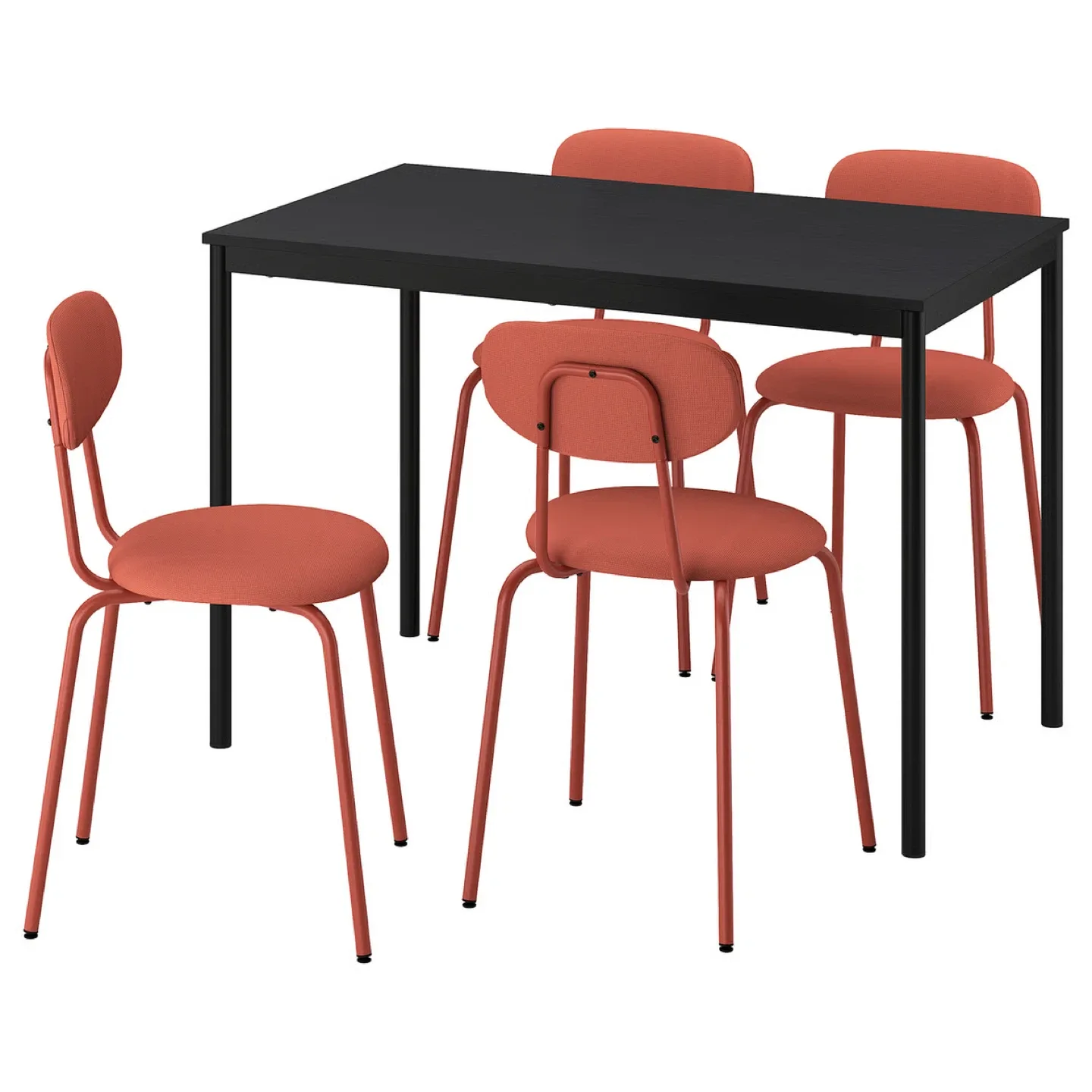 IKEA LERHAMN / ADDE Dining Set (Table + 3 Chairs - New)