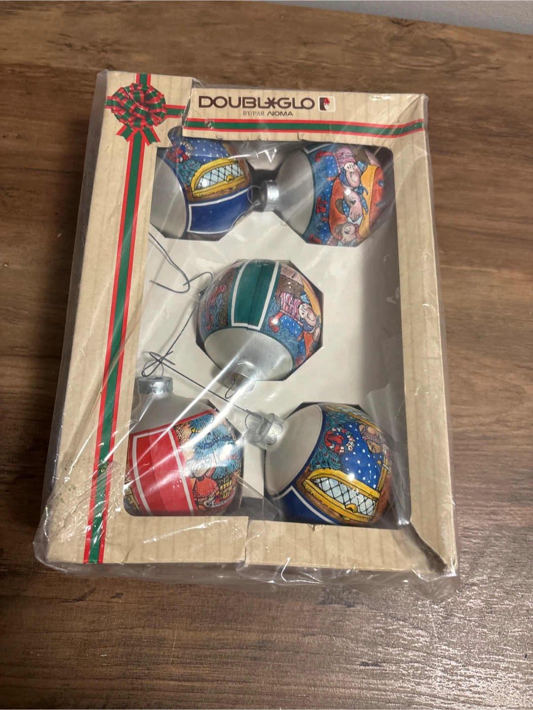 Vintage Double Glo Christmas Ornaments by Noma - photo 5