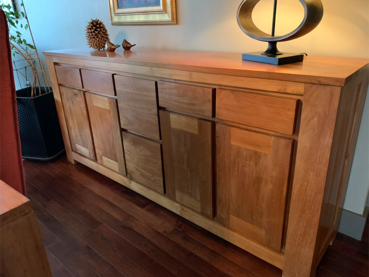 Wooden Dining Table & Sideboard - photo 2