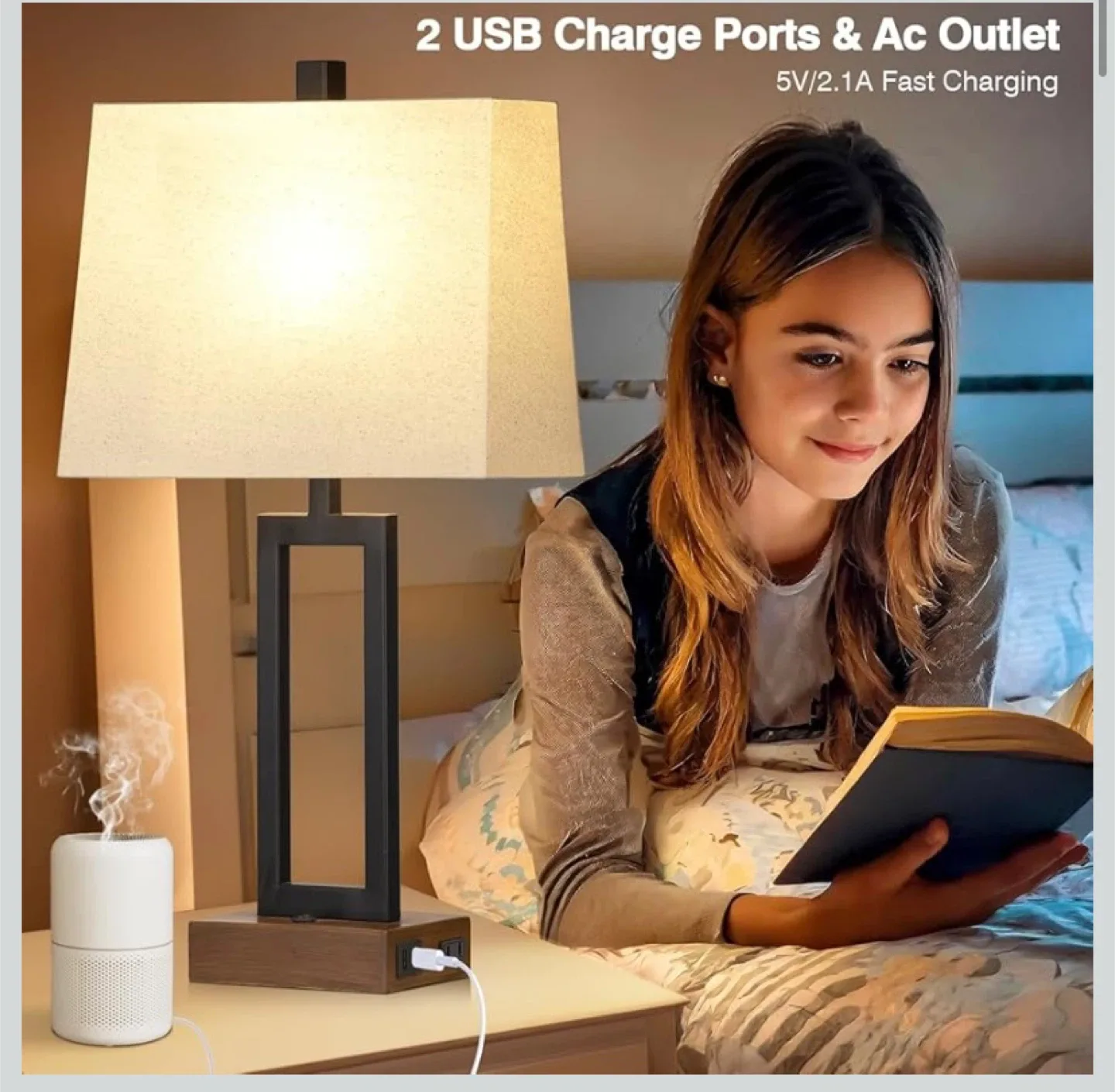 New Table Lamps with Charging Ports image indicator(2)
