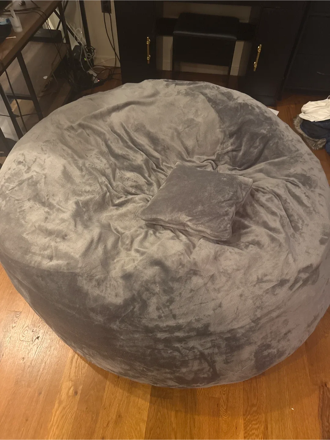 Gray Bean Bag Chair