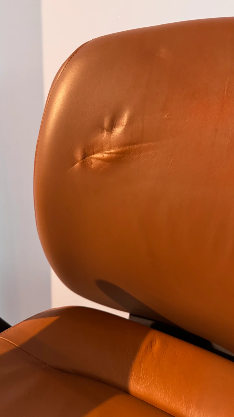 Tan Leather Office Chair - photo 3