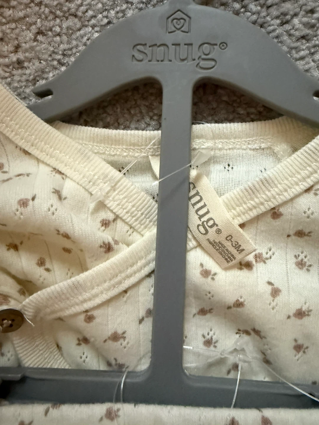 Snug Baby Outfit Set, 0-3 Months, New - photo 2