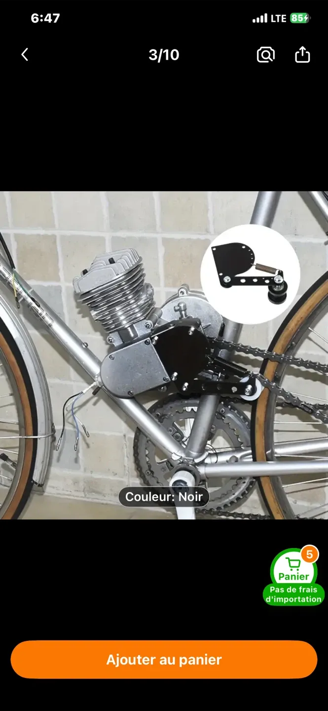 Bike Engine Kit - Black