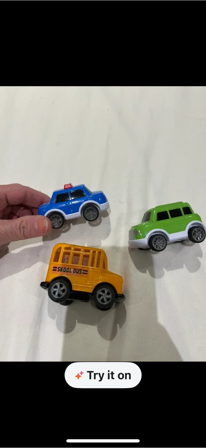 Toy Cars - School Bus, Police Car, SUV