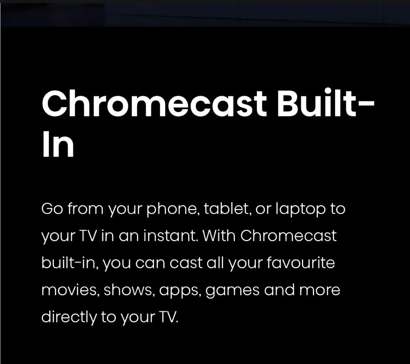 4K Resolution TV with Dolby Vision HDR image indicator(10)