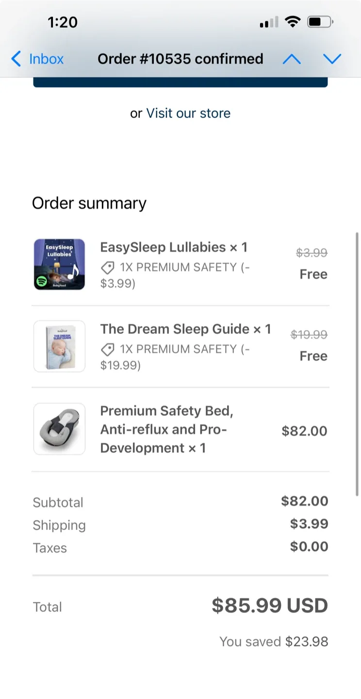 BabyNeed Premium Safety Bed image indicator(5)