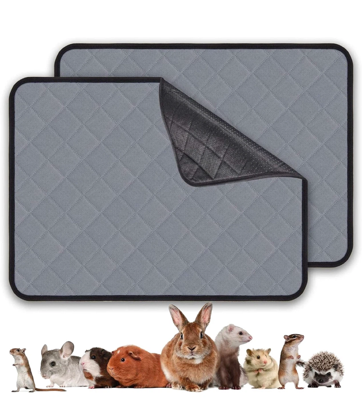 NEW ZTONE Guinea Pig/ pets Fleece Cage Liners - Grey - photo 2