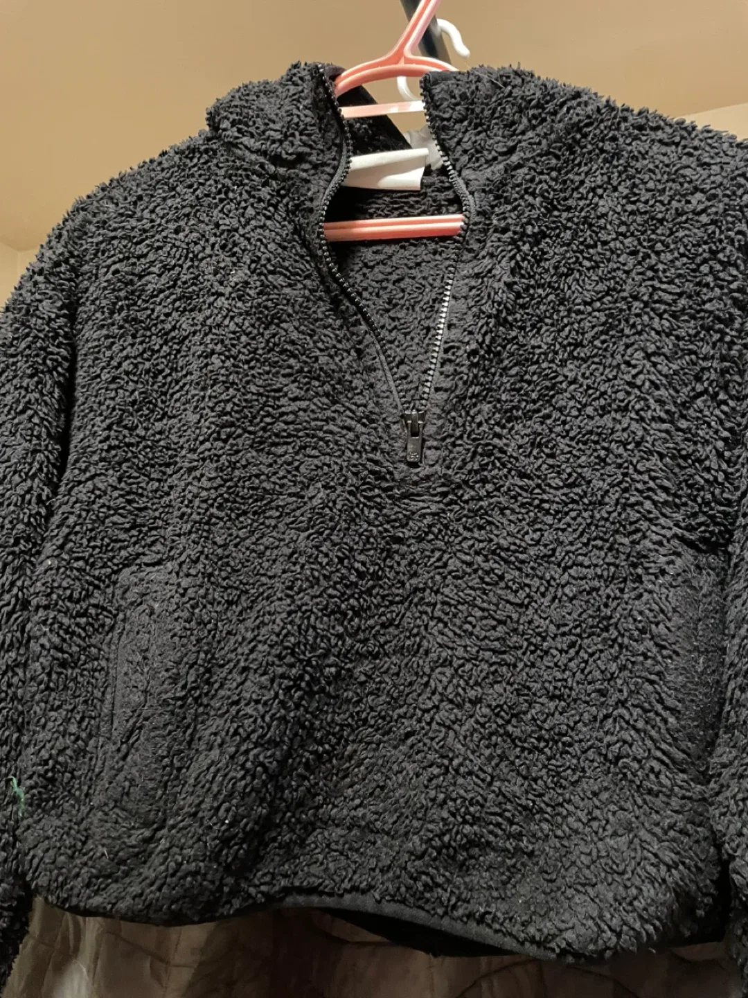 Sunday Best Black Fleece Pullover - Size Small