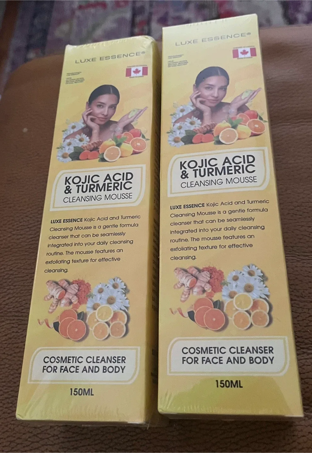 New Luxe Essence Kojic Acid & Turmeric Cleansing Mousse