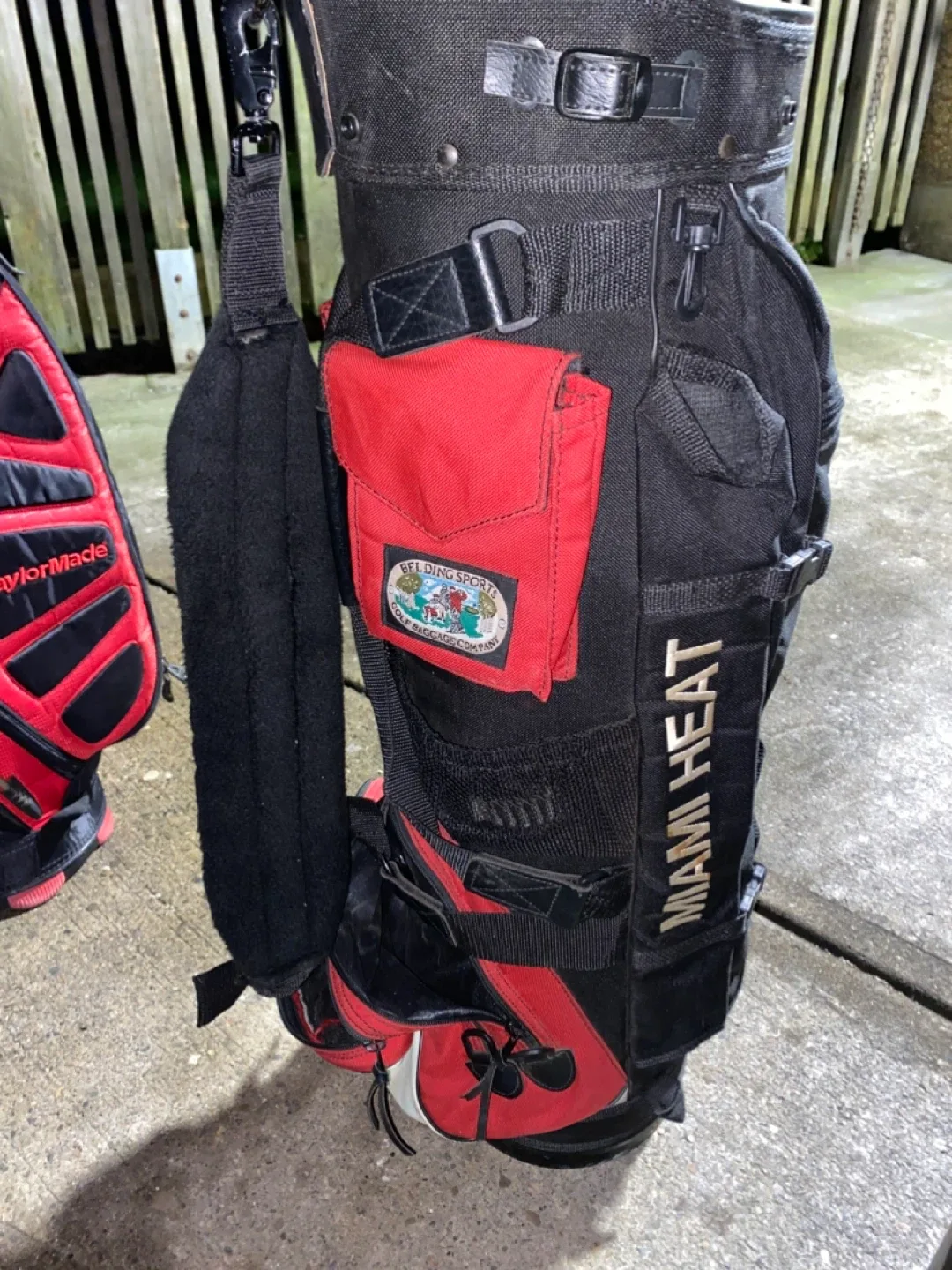 Belding Sports Miami Heat Golf Bag