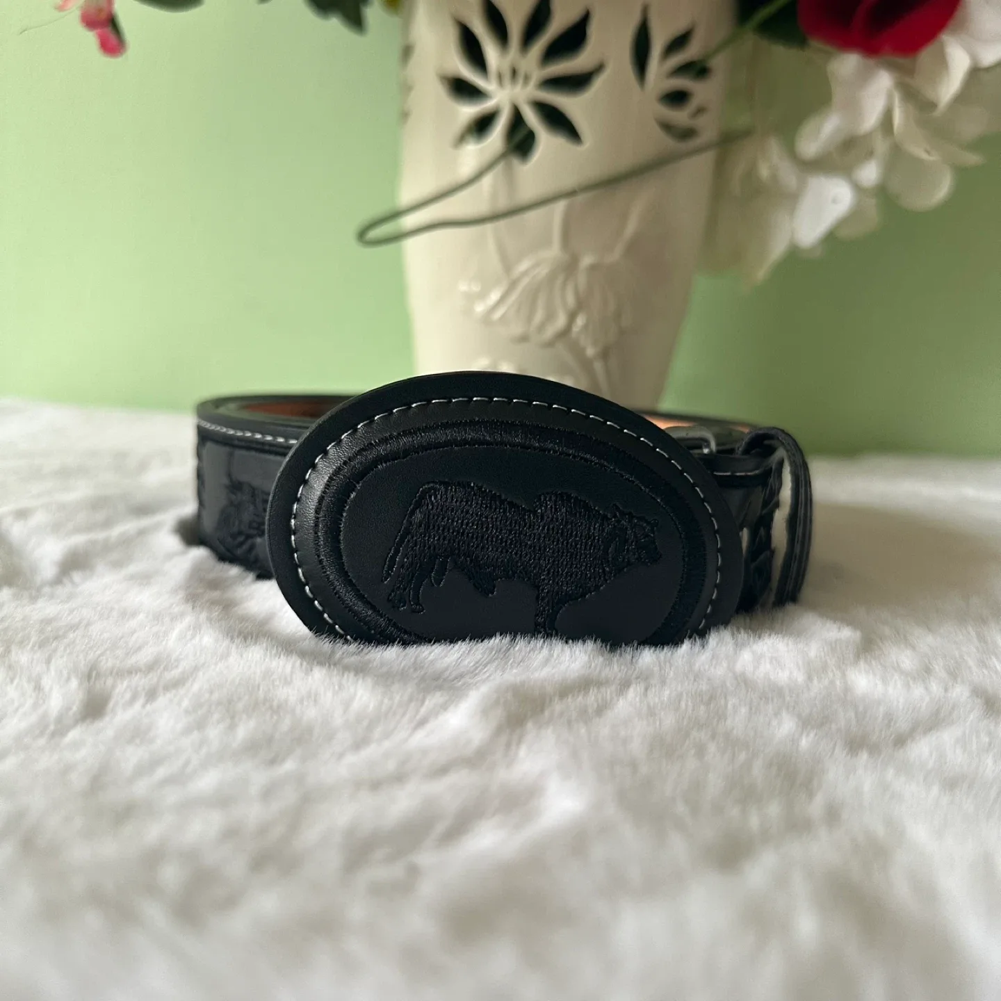 YAC Leather Belt - Size 40 image indicator(4)