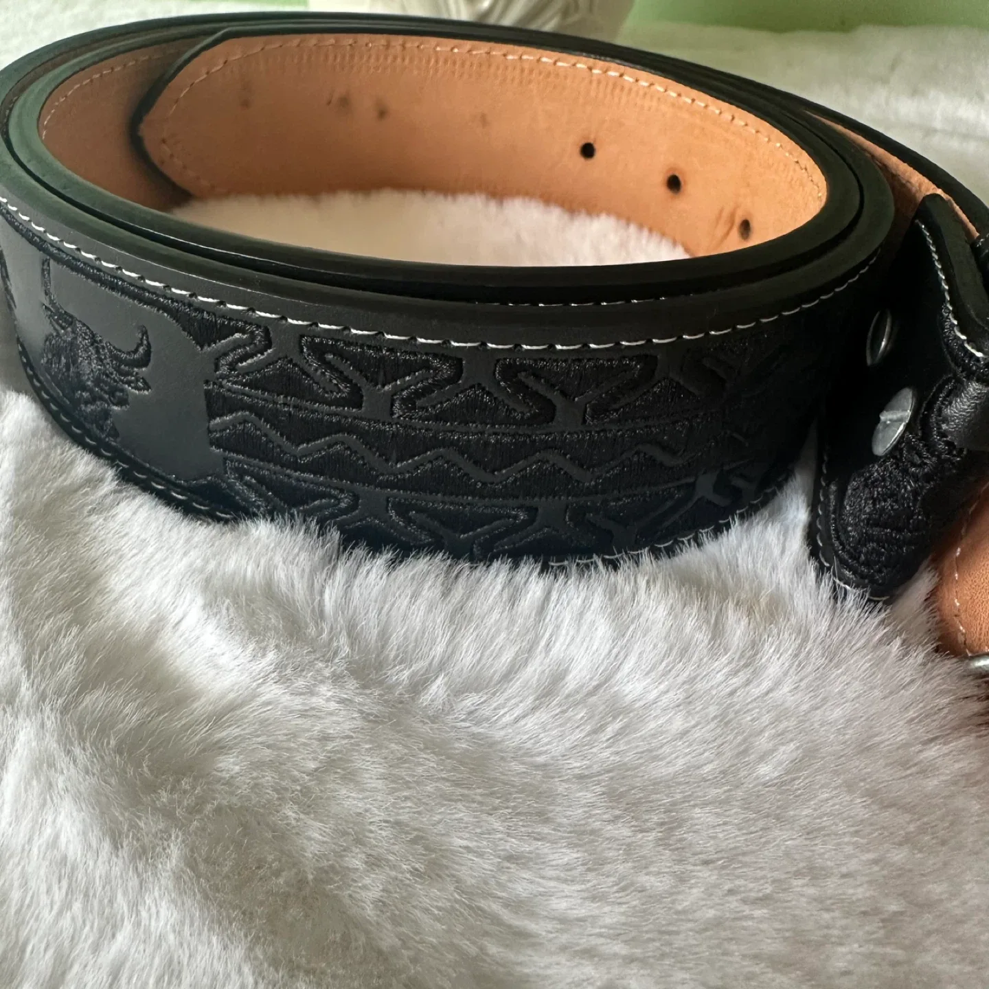 YAC Leather Belt - Size 40