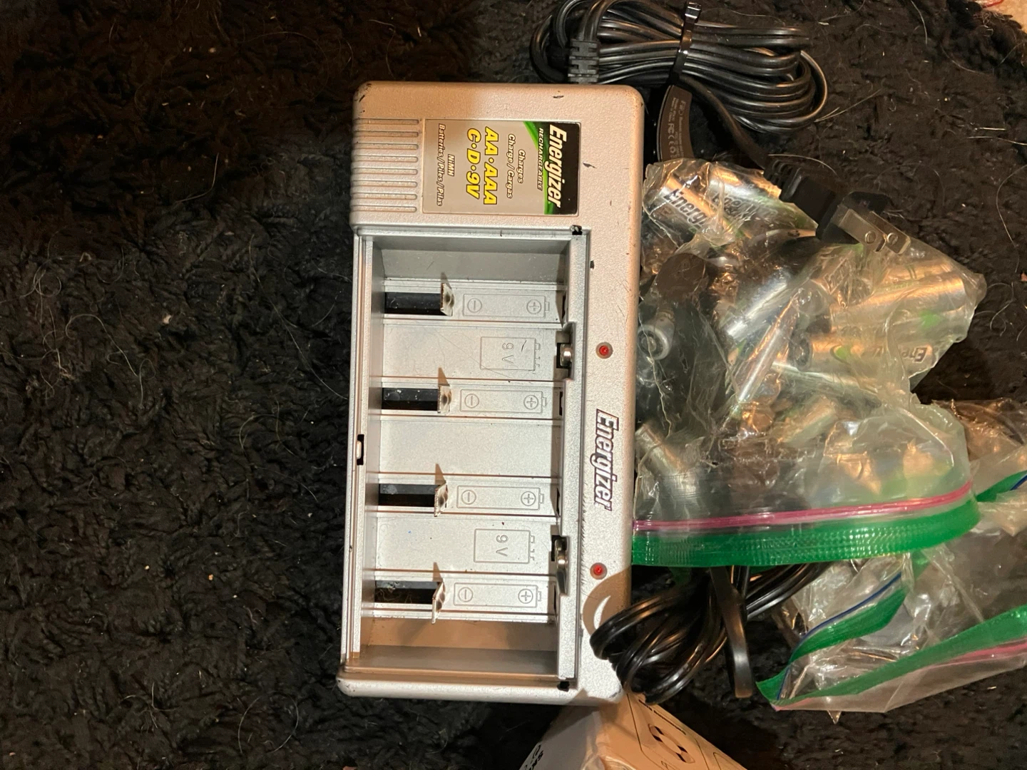 Battery charger & lots of batteries