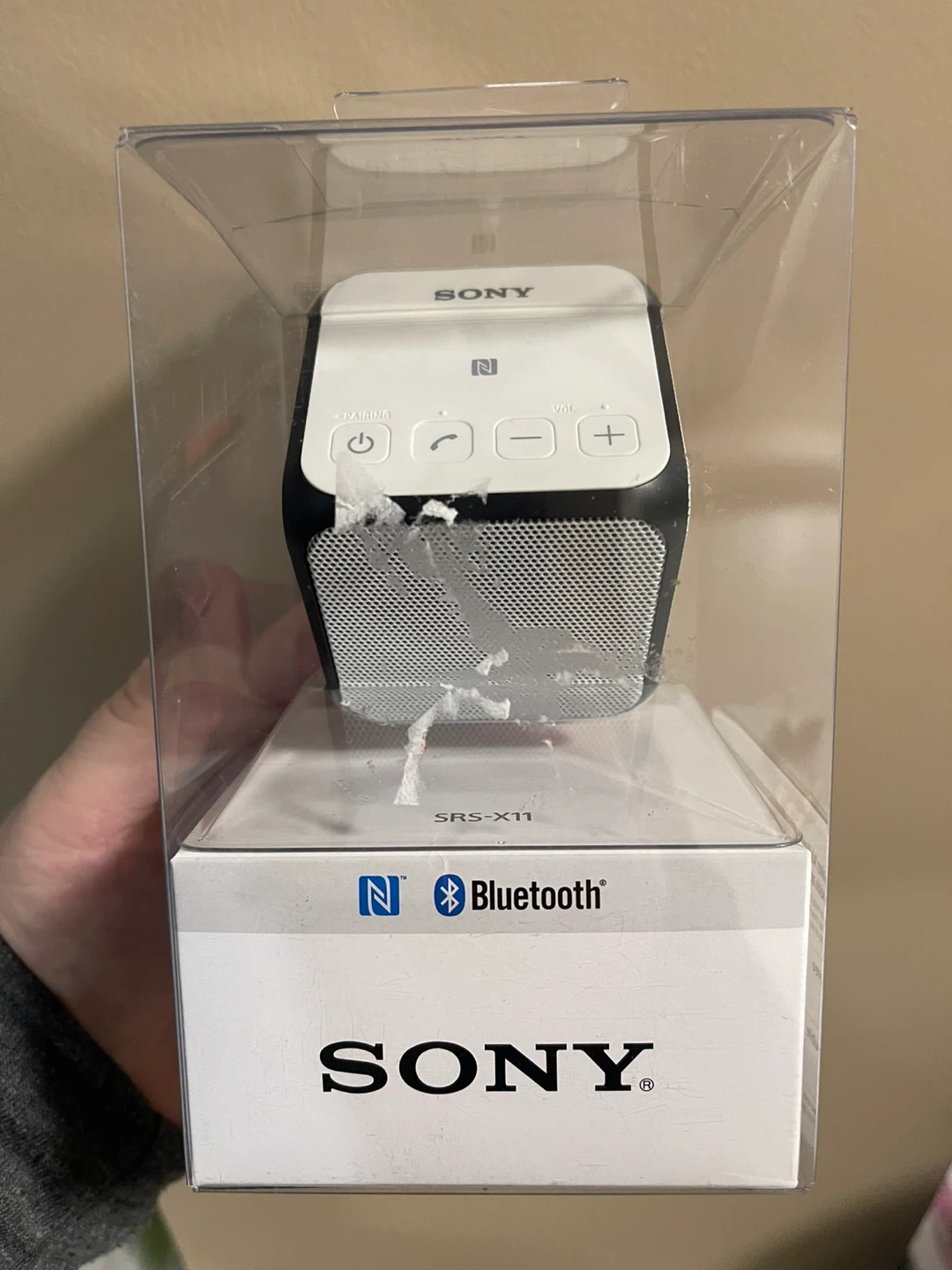 Sony SRS-X11 Wireless Bluetooth Speaker - White