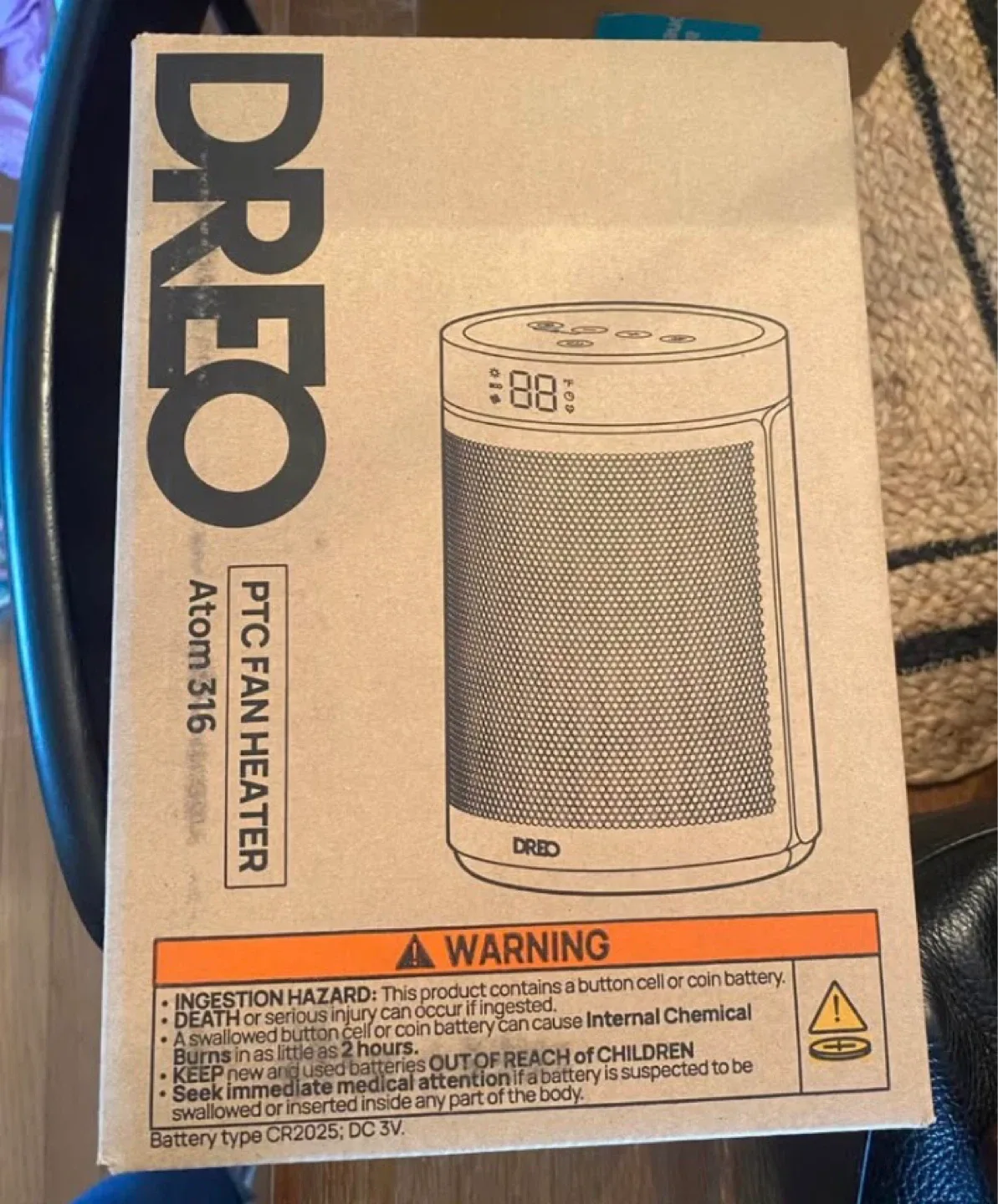 Dreo Atom 316 Space Heater - Like New!