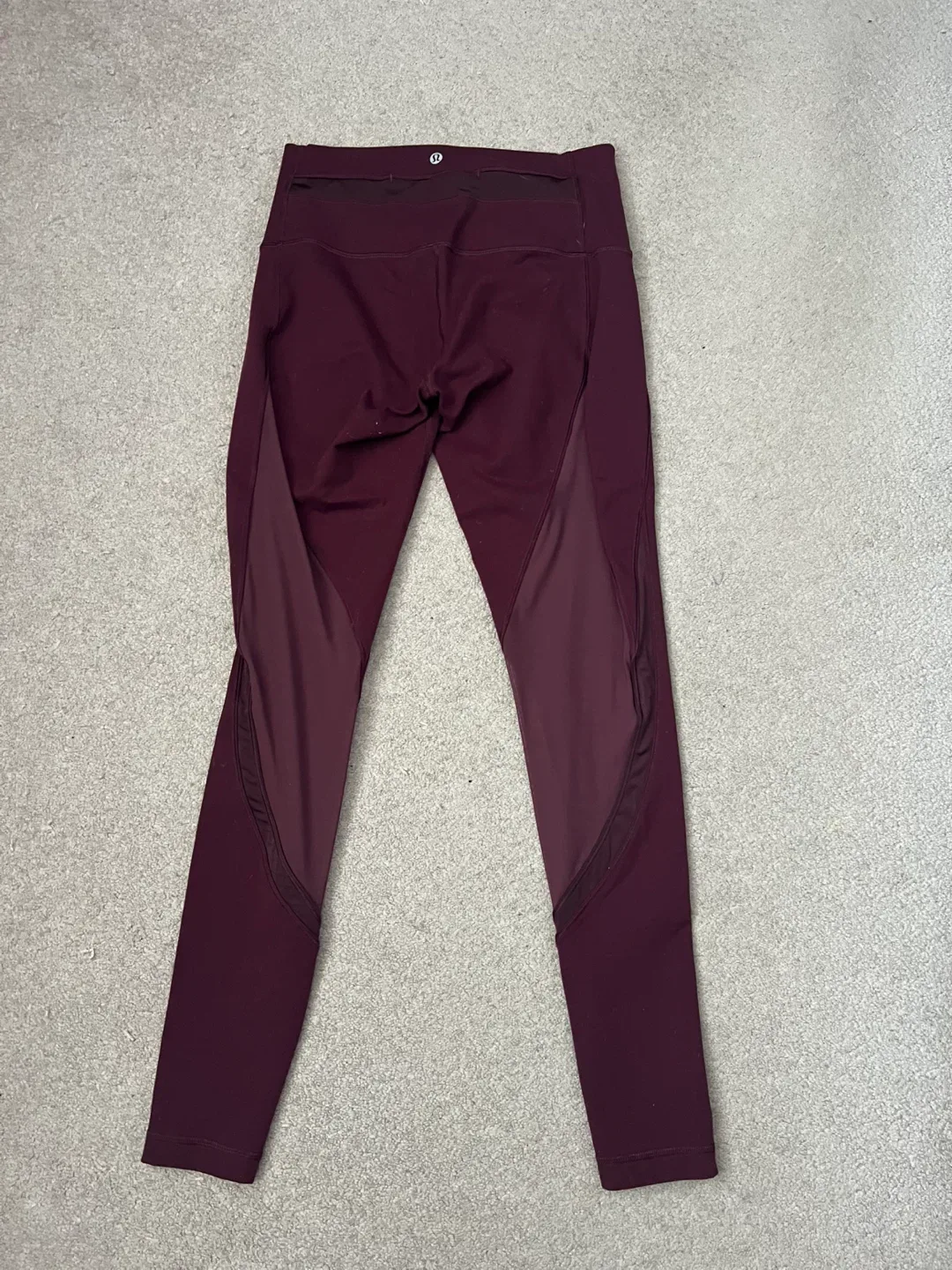Lululemon Burgundy Leggings - Size 10 image indicator(2)
