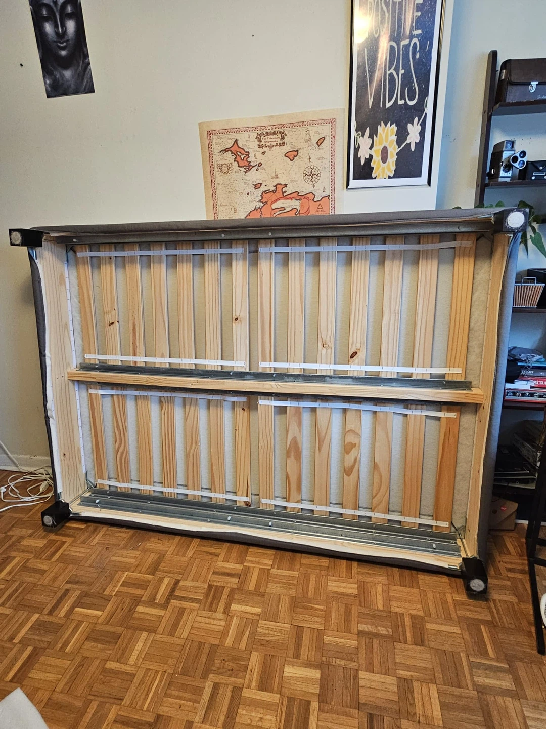Double Size Bed Frame with Mattress - photo 3
