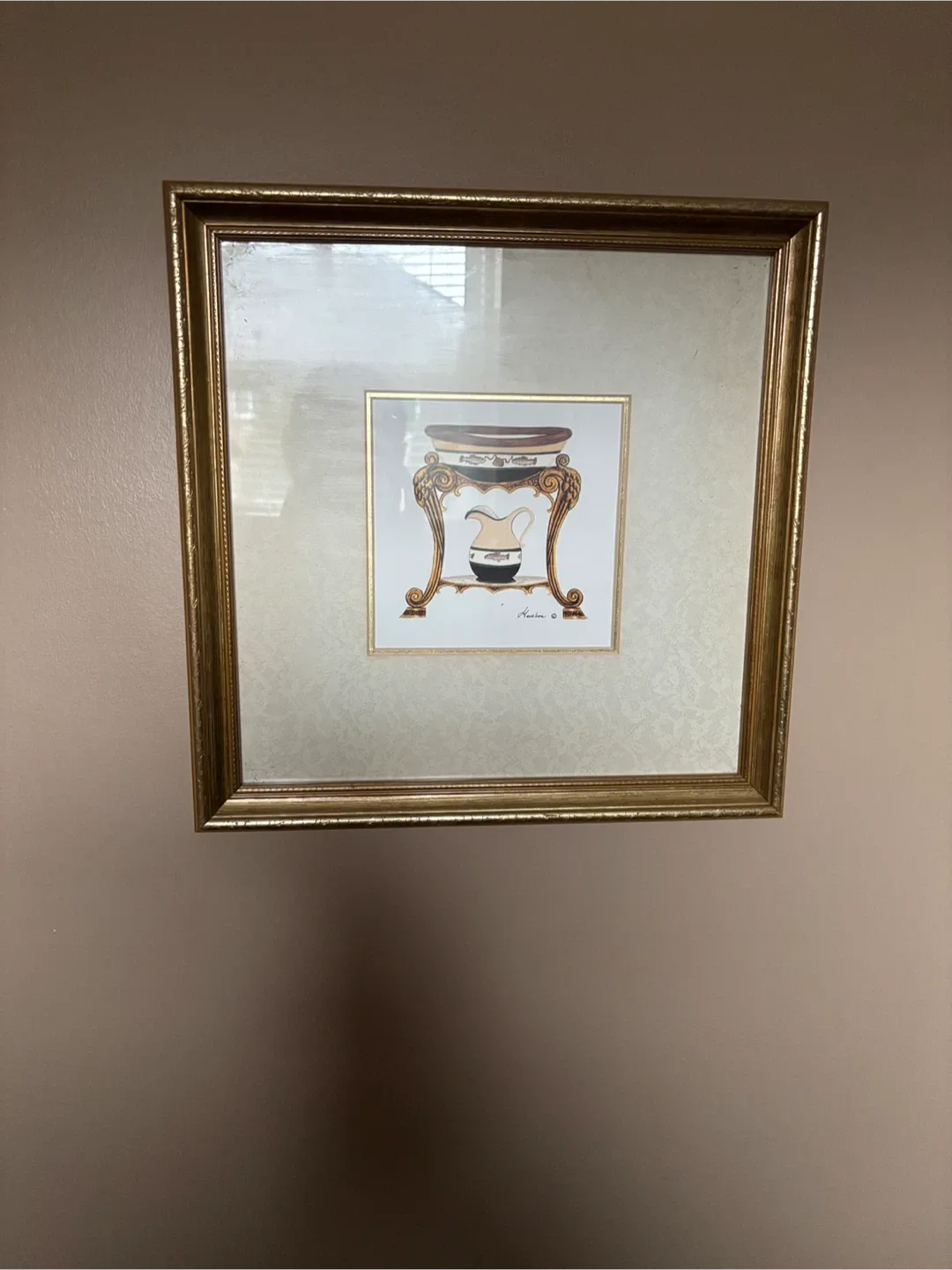 Beautiful Golden Framed Art Print by Artistic Inc (14” x 14”) image indicator(3)