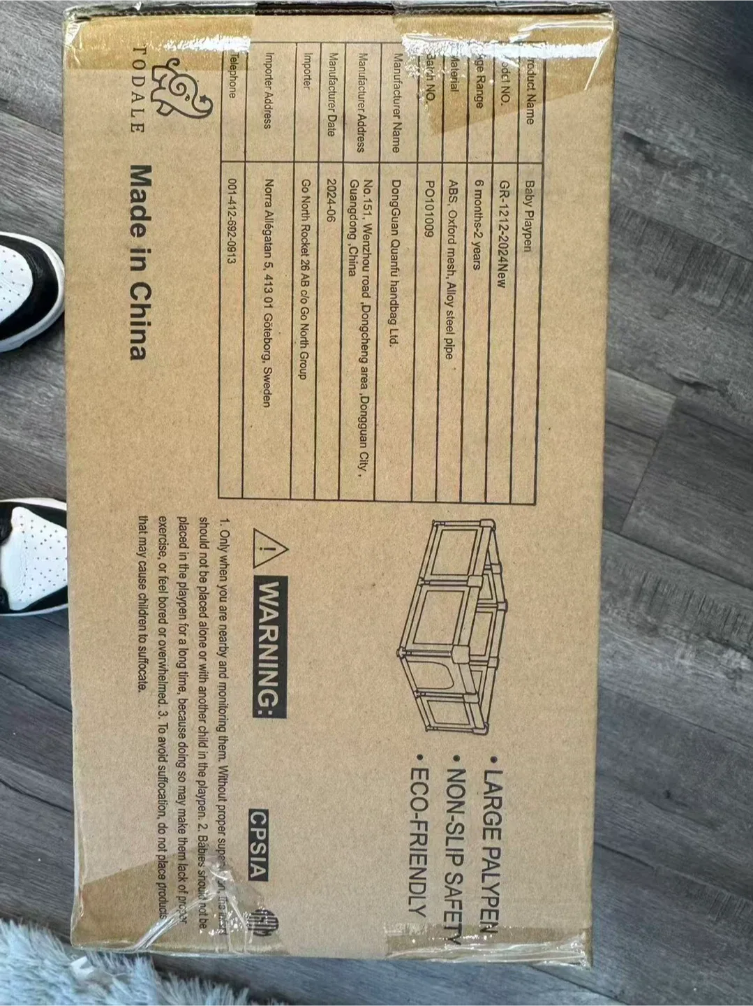 TODALE Baby Playpen - Safe & Eco-Friendly image indicator(5)
