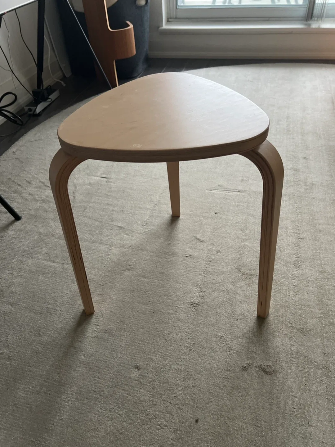 Artek NE60 E60 Stool, Birch