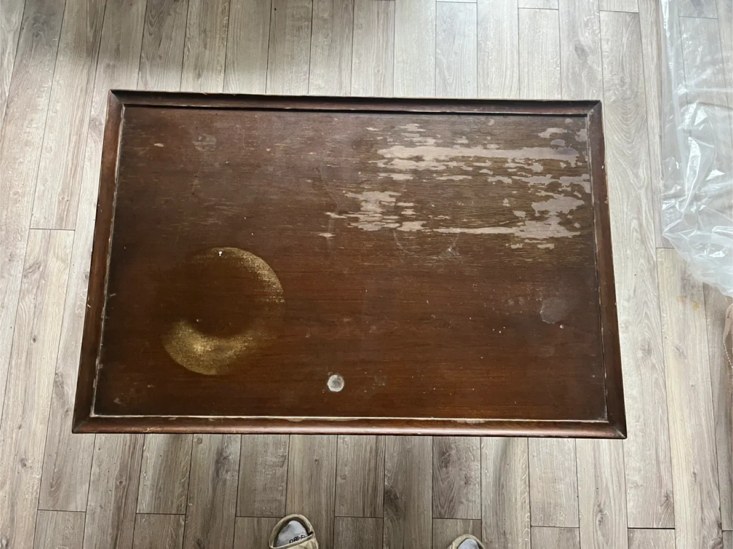 Vintage Wood Coffee Table image indicator(3)