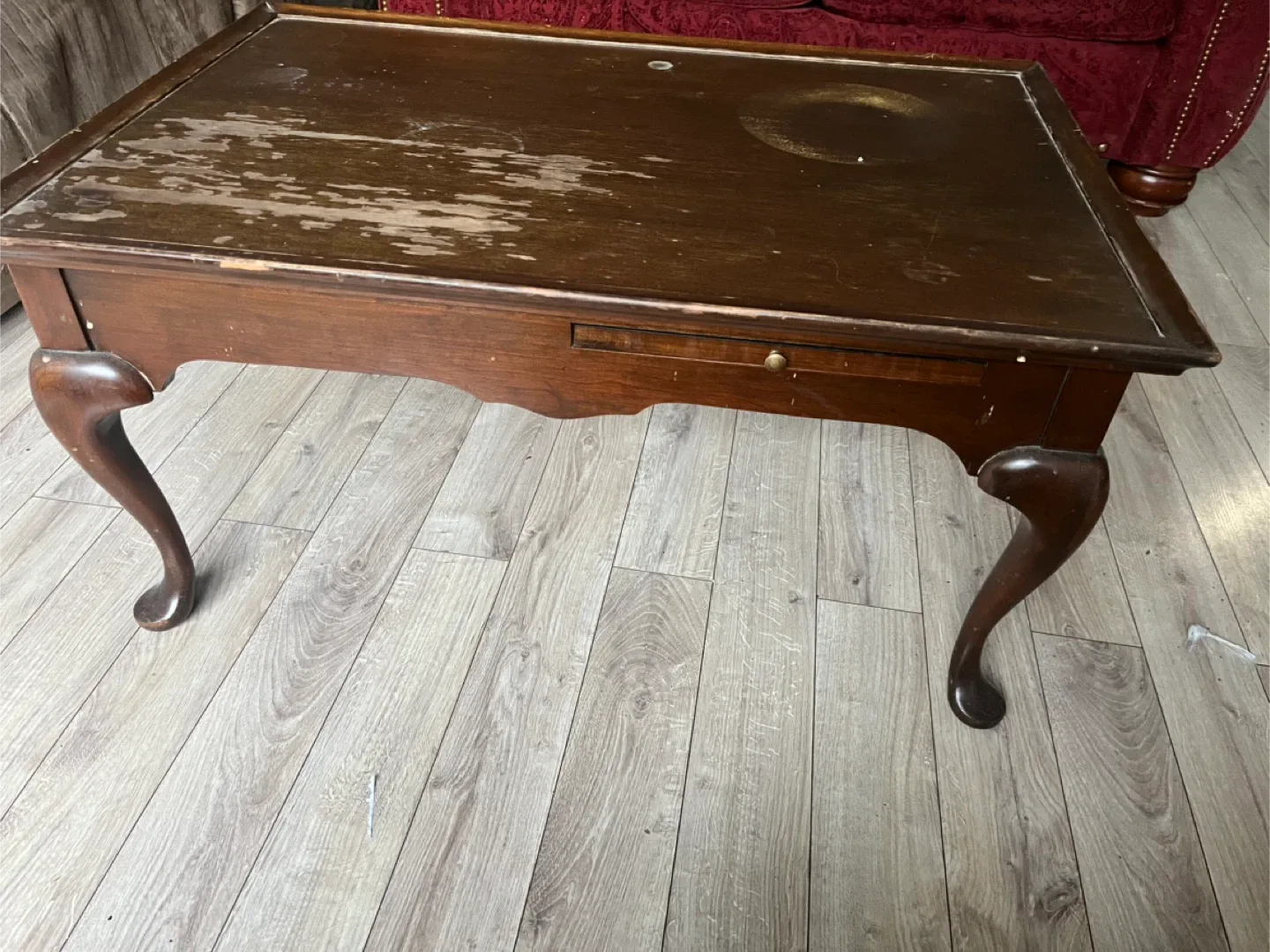 Vintage Wood Coffee Table