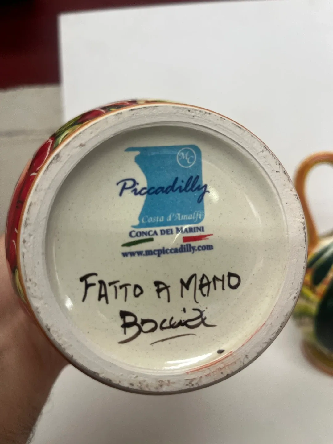 Piccadilly Italian Ceramic Oil/Vinegar Cruets image indicator(5)