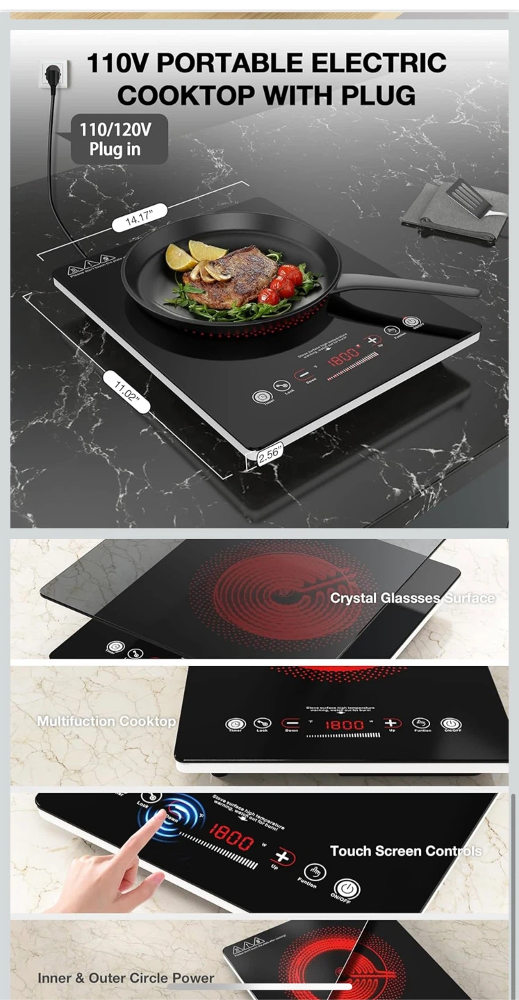 VBGK Portable Electric Cooktop - Single Burner - photo 5