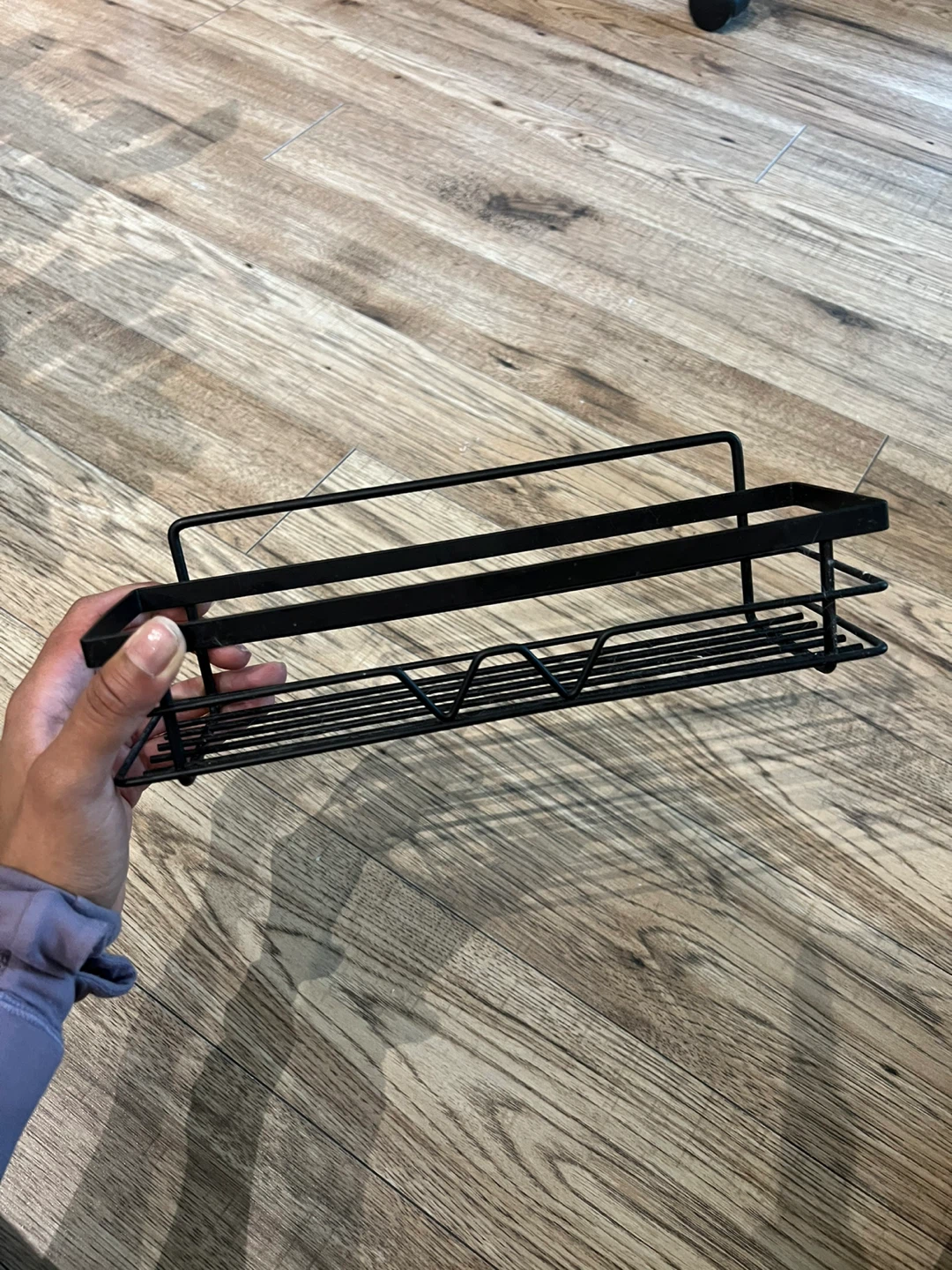 Black Metal Shower Organizers (no adhesive mounts) - photo 2