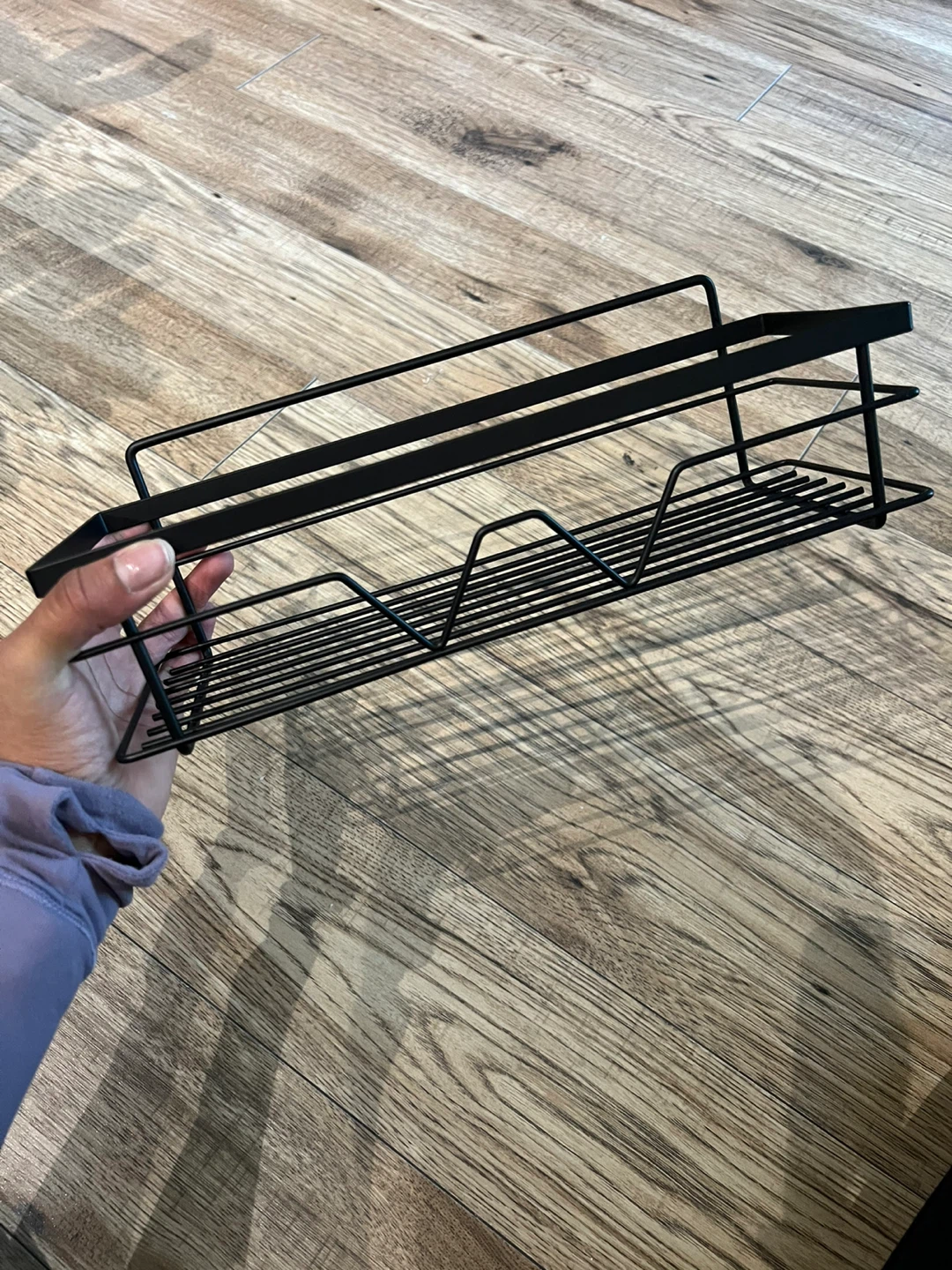 Black Metal Shower Organizers (no adhesive mounts) - photo 3