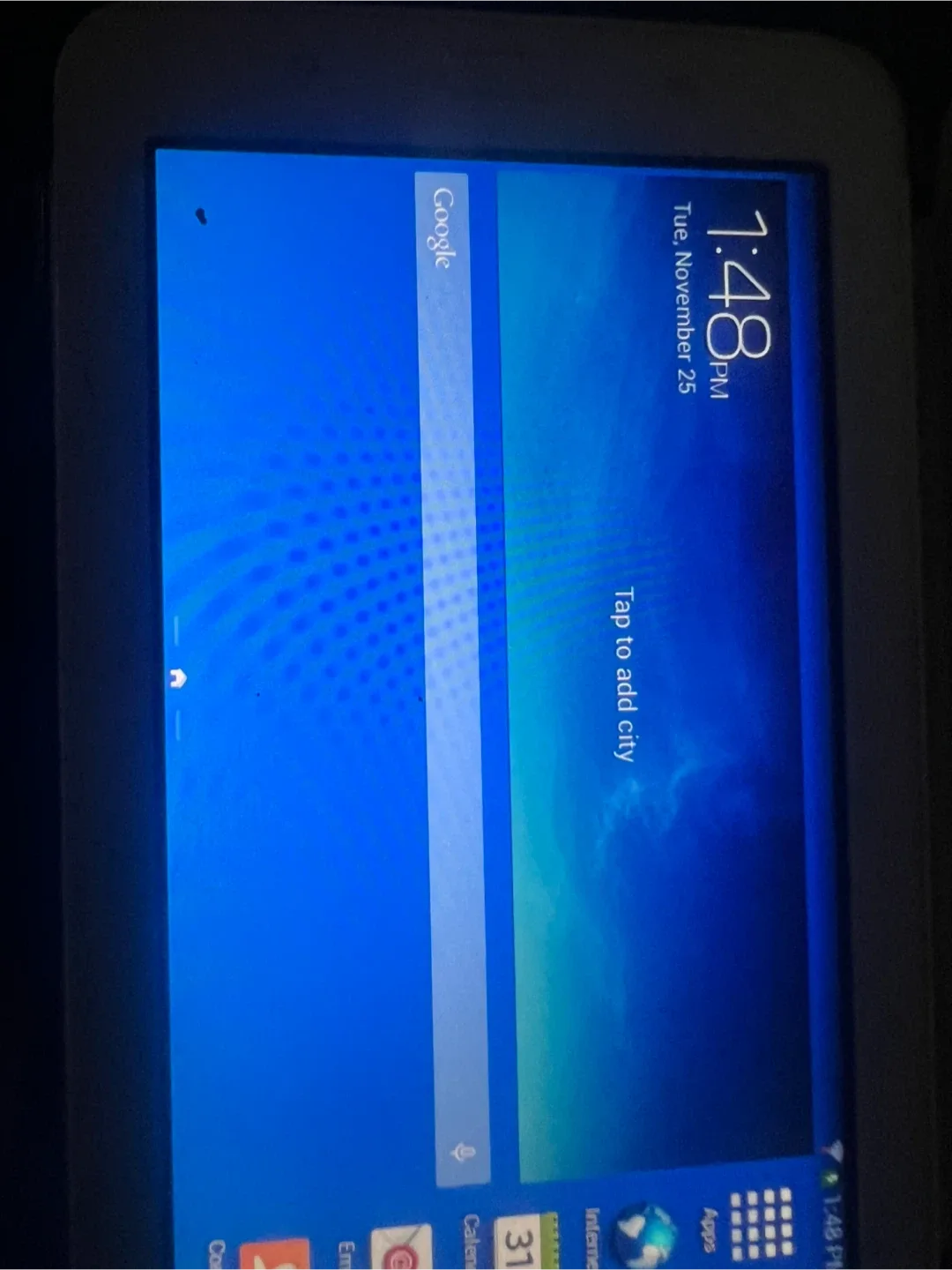 For sale Samsung Galaxy Tab 8 gb and power cord image indicator(4)