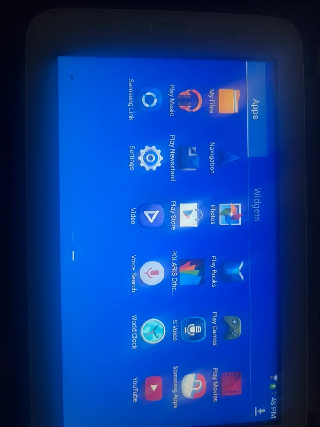 For sale Samsung Galaxy Tab 8 gb and power cord image indicator(3)