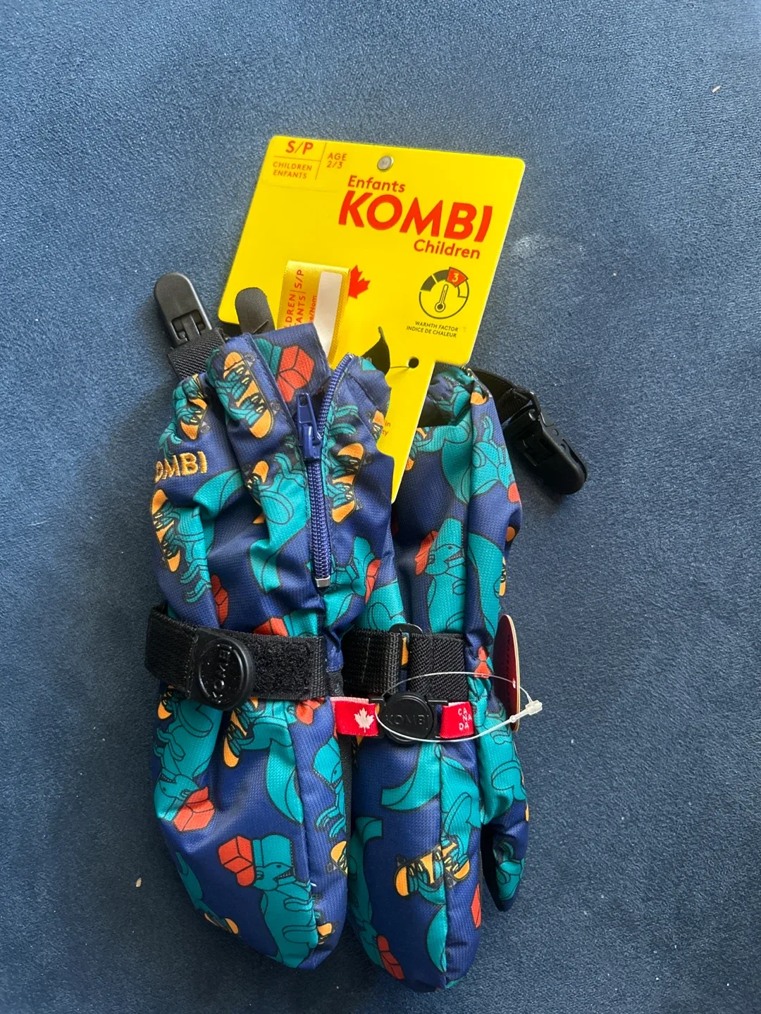 Kombi Children's Mittens - Size S/P (2-3 yrs)