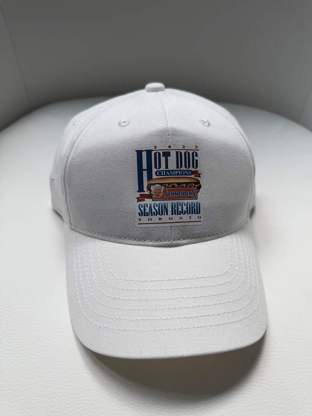 Schneider's Hot Dog Champions White Cap